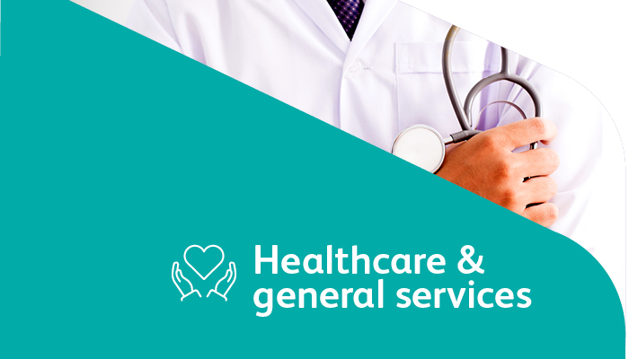 healthcare general services sector Arab Health
