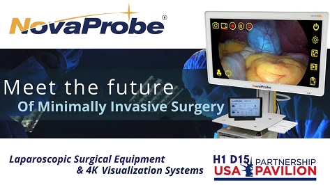 NovaProbe pushes boundaries by developing the UHDCAM 4K in its Generation Next line of laparoscopic surgical equipment  - Exhibitor news - Arab Health