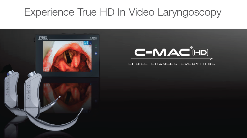The New C-MAC HD Video Laryngoscopes 8404 Series - KARL STORZ - Arab Health