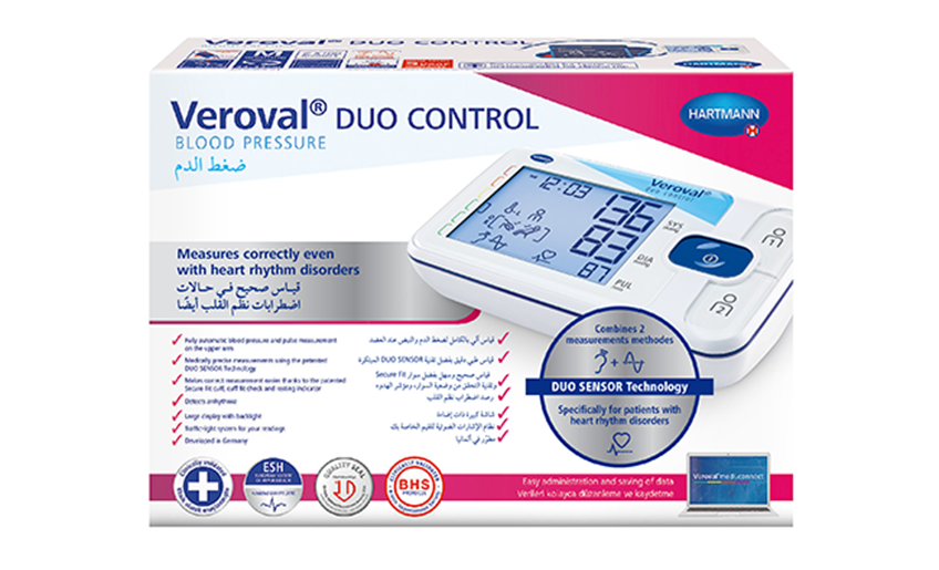 Veroval® Duo Control Upper Arm Blood Pressure Monitor - GulfDrug - Arab Health